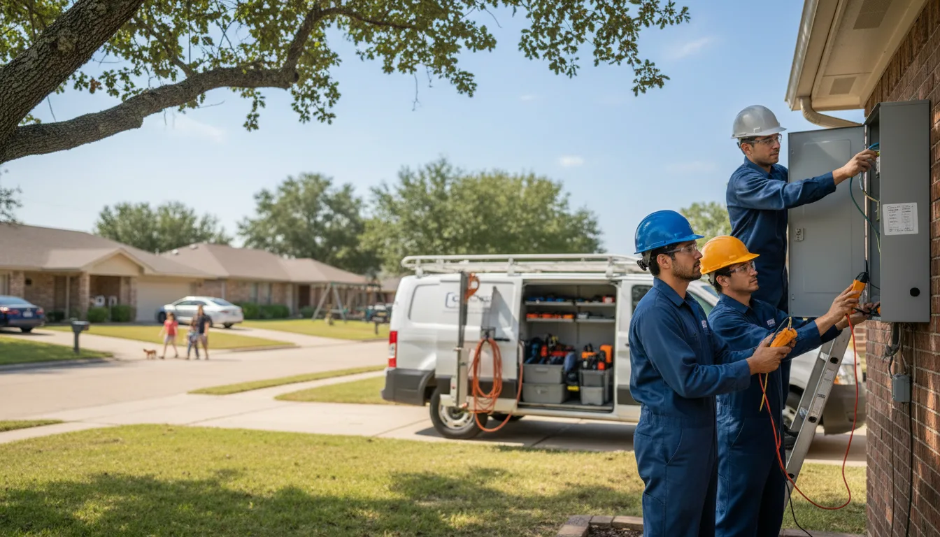 Certified electrician providing emergency electrical services in Saxis, VA
